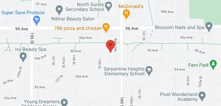 map of 9215 159A STREET